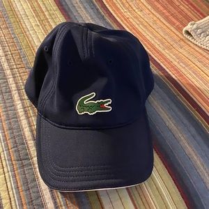 Lacoste Sport blue hat with insignia